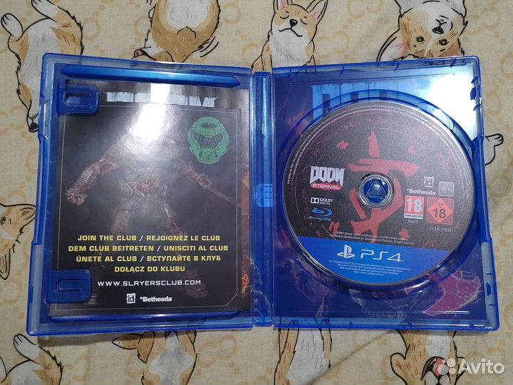 Игра для приставки ps4 Doom eternal