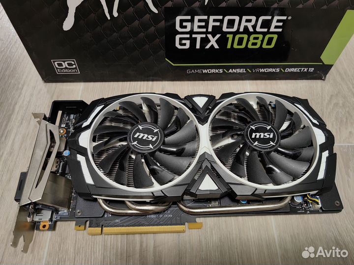 MSI gtx 1080 8gb обмен