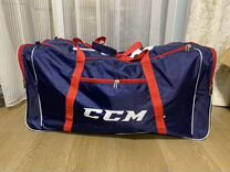 Хоккейный баул Ccm без колес синий с красным