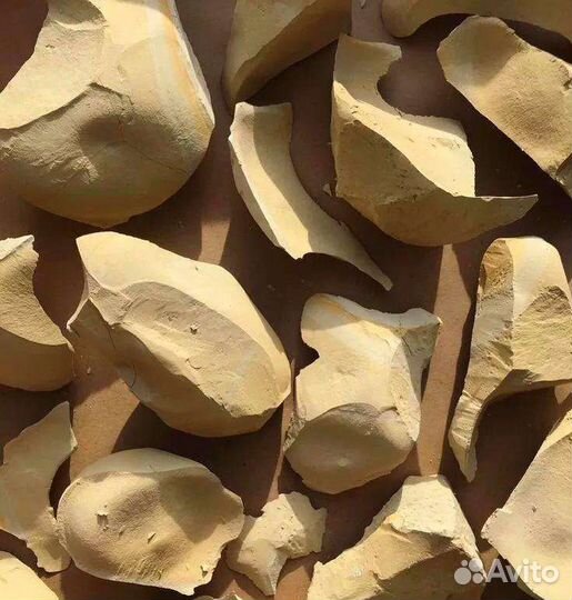 Уральская жёлтая пищевая глина