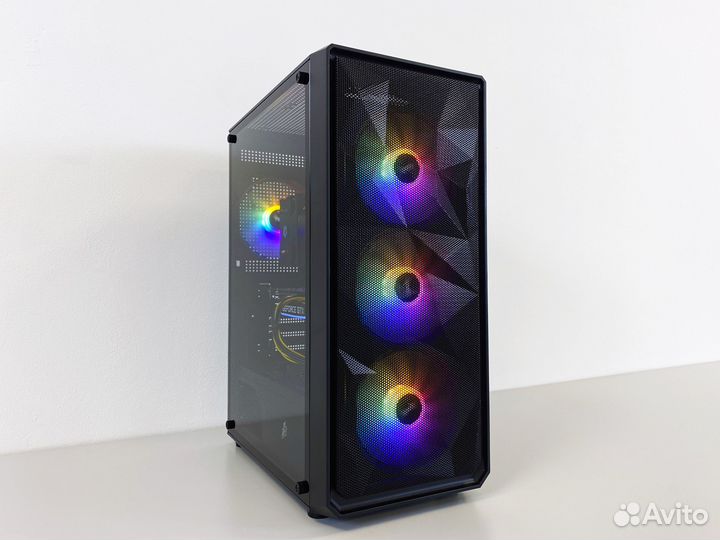 Игровой пк Ryzen 5 5500, RTX 2060 Super, 16Gb 3200