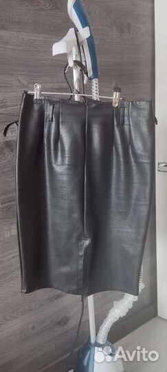 Кожаная юбка