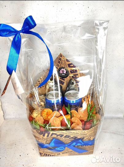 Мужской букет. Букет к пиву. Съедобный букет