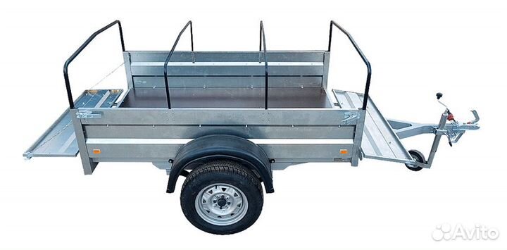 Прицеп легковой спутник PRO 2,0х1,3м борт 37см ZN
