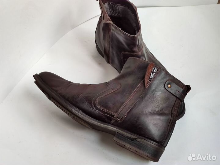 Мужские полусапоги ботинки коричневые Reserved 44