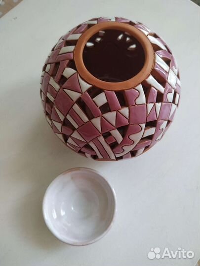 Глиняная арома лампа, авторская работа