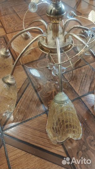 Люстра потолочная подвесная бу