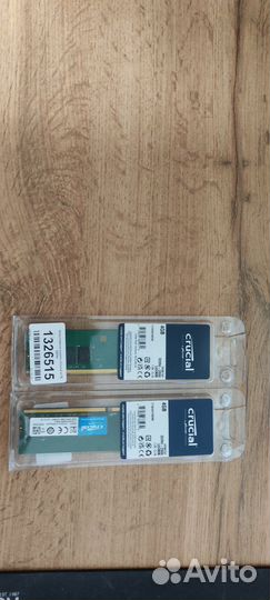 Оперативная память crucial ddr4-2666 4 gb 4 штуки