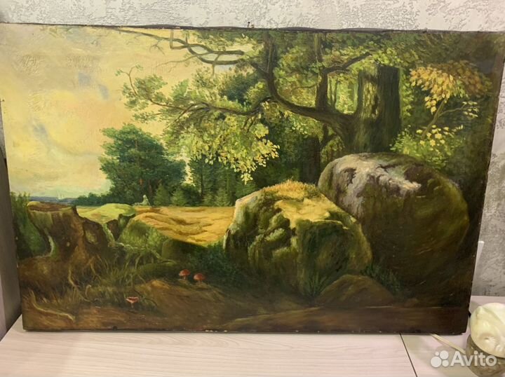 Картина маслом Старинная