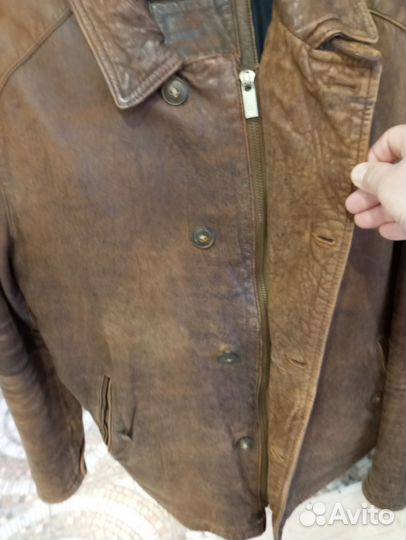 Кожаная куртка мужская