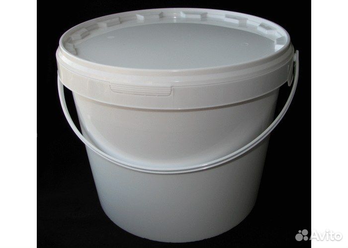 Ведро пластиковое с крышкой 10л
