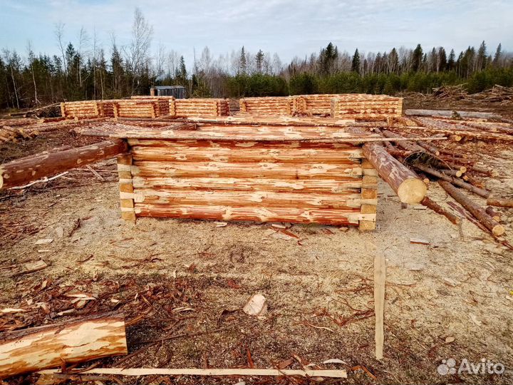 Строительство, срубы