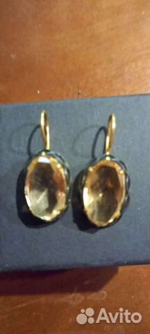 Серьги серебро 875 пр СССР