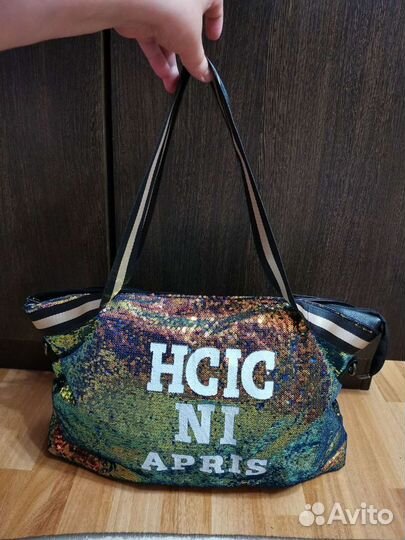 Сумка с паетками