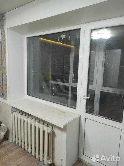 Балконная дверь с окном бу