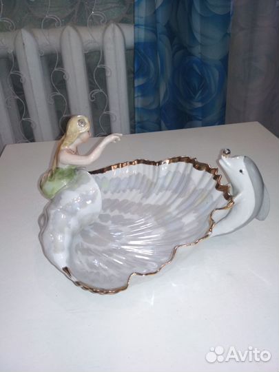 Конфетница русалка СССР