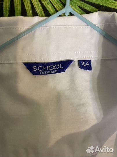 Белая рубашка на мальчика 164 рост