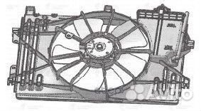 Электровентилятор охлаждения для а/м Toyota Cor