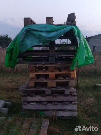 Поддоны, дрова