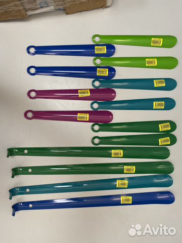 Ложки для обуви 57 штук металл пластик дерево