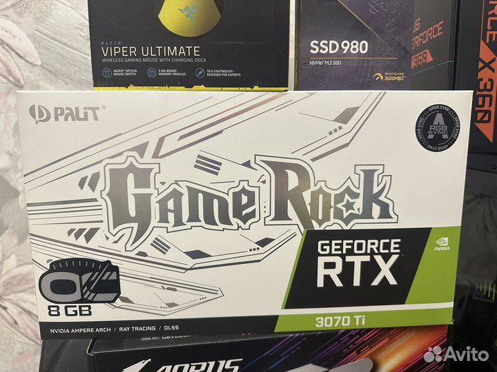 Видеокарта rtx 3070 ti palit game rock
