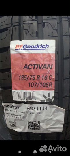 Bfgoodrich Activan 195/75 R16C 107R