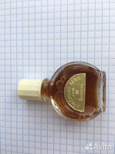 Духи винтаж Красный Мак СССР Ташкент 9мл