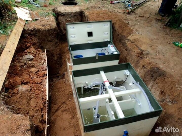 Автономная канализация под ключ. В любой грунт