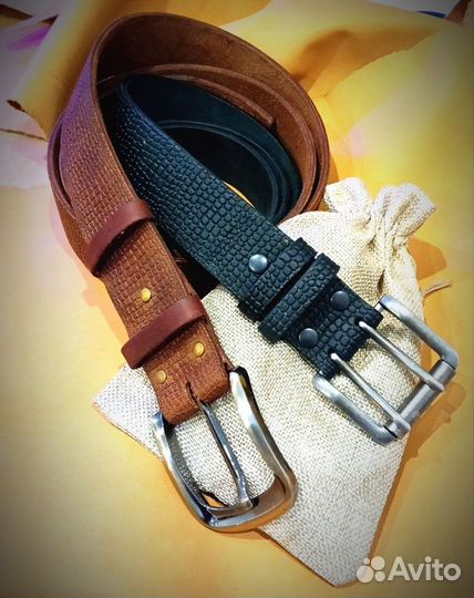 Ремень мужской натуральная кожа