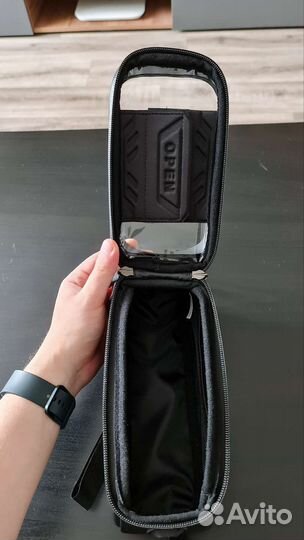 Жёсткая сумка для велосипеда под телефон