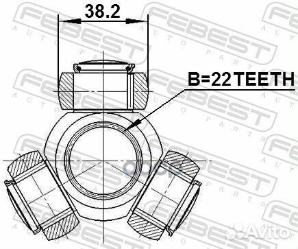 Трипоид nissan juke F15 2010- 0216-F15