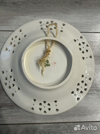 Тарелка настенная, керамика