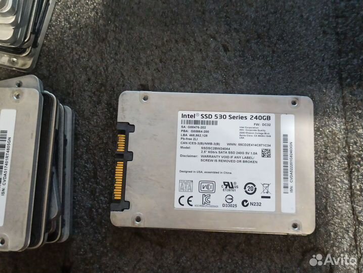 SSD Intel 530 ssdsc2BW240A4 240 Гб SATA