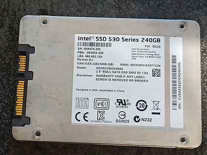 SSD Intel 530 ssdsc2BW240A4 240 Гб SATA