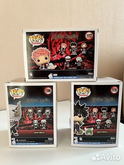 Фигурки funko pop jujutsu kaisen