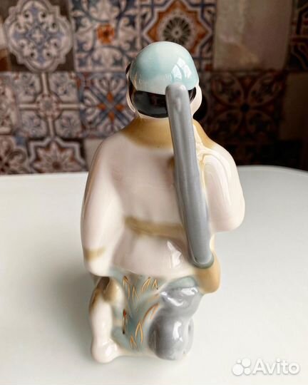 Статуэтка Охотник с собакой, Полонне