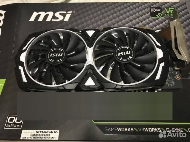 Игровая Видеокарта gtx 1060 6g