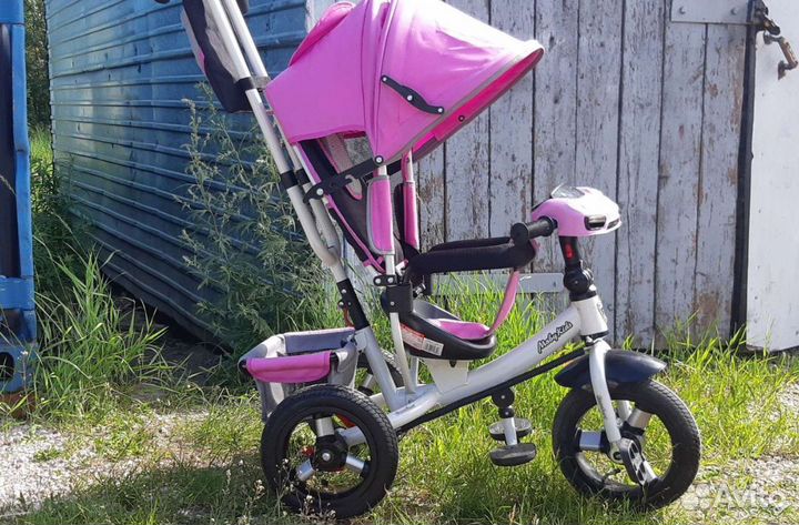 Детский велосипед с ручкой