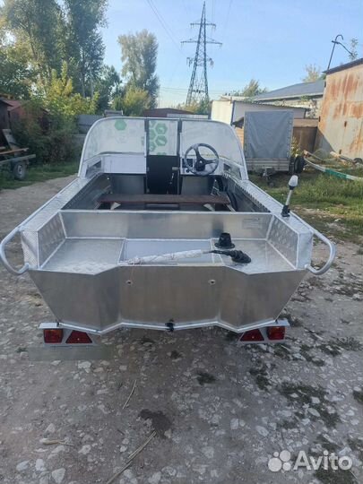 WyatBoat 390 DCM + прицеп