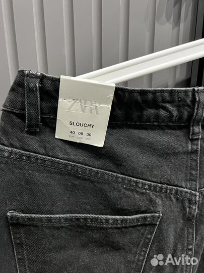 Джинсы женские zara модель slouchy