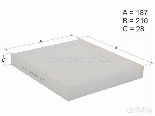 Фильтр салонный