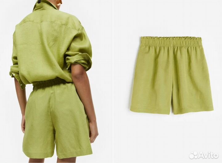 Шорты. Лён. Zara и Н&М