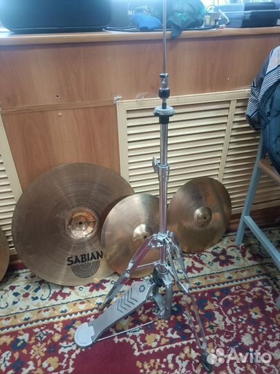 Тарелки для барабанов Sabian стойка hi-hat Yamaha