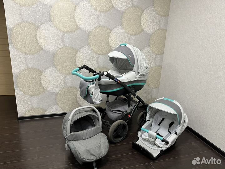 Коляска 3 в 1 bebe mobile