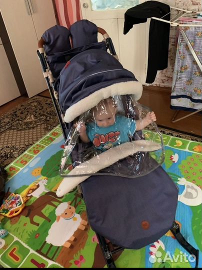 Детские санки коляска