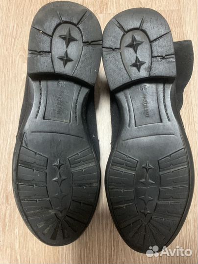 Полусапоги pazolini замшевые 39 размера