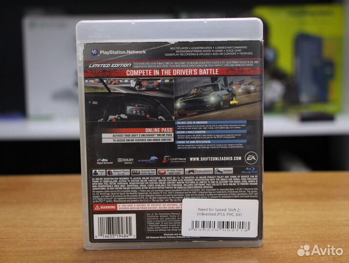 Need for Speed: Shift 2: Unleashed (PS3, рус, бу)