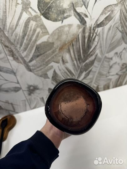 Ваза цветное стекло чехословакия