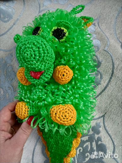 Мочалка ручной работы