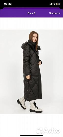 Пуховик зимний женский